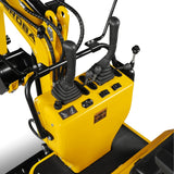 Mini Compact Excavator Loncin 300cc 9hp Engine, 43.3" Max. Digging Depth, 1345 LBS Operating Weight, MEC06