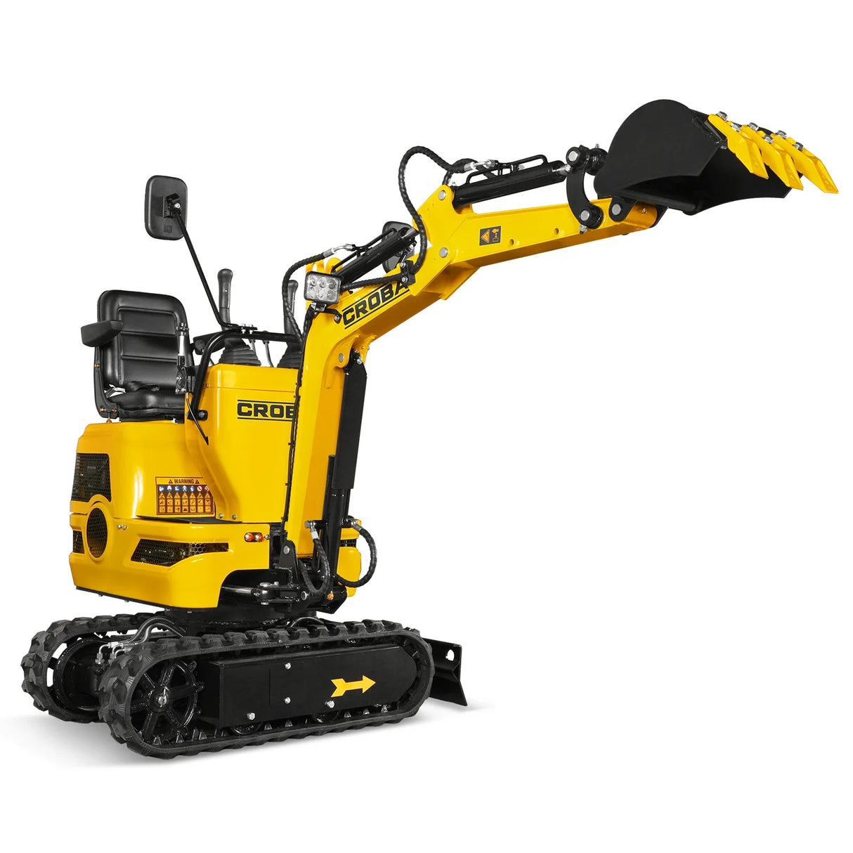 Mini Compact Excavator Loncin 300cc 9hp Engine, 43.3" Max. Digging Depth, 1345 LBS Operating Weight, MEC06