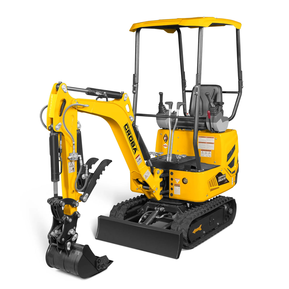 Mini Compact Excavator B&S VANGUARD 408cc 14hp Engine,  65.7" Max. Digging Depth,  2370 LBS Operating Weight,  MEC10