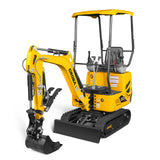 Mini Compact Excavator B&S VANGUARD 408cc 14hp Engine,  65.7" Max. Digging Depth,  2370 LBS Operating Weight,  MEC10
