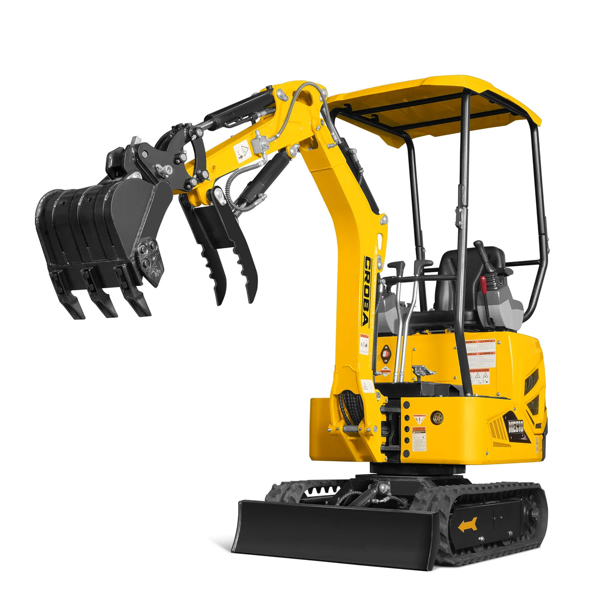 Mini Compact Excavator B&S VANGUARD 408cc 14hp Engine,  65.7" Max. Digging Depth,  2370 LBS Operating Weight,  MEC10