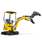 Mini Compact Excavator B&S VANGUARD 408cc 14hp Engine,  65.7" Max. Digging Depth,  2370 LBS Operating Weight,  MEC10