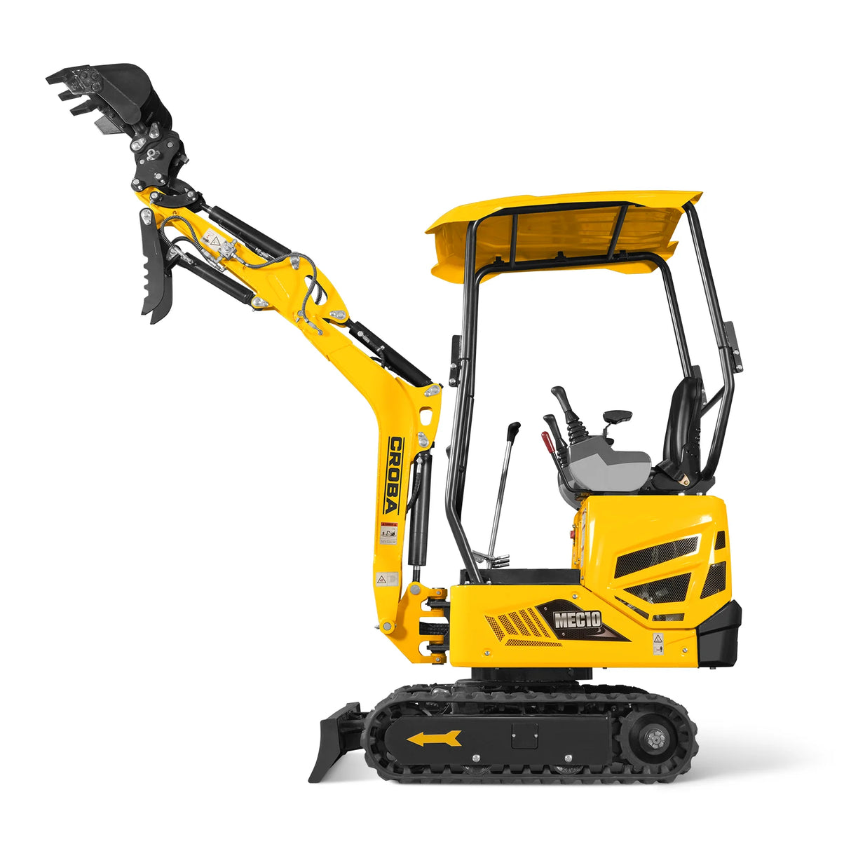 Mini Compact Excavator B&S VANGUARD 408cc 14hp Engine,  65.7" Max. Digging Depth,  2370 LBS Operating Weight,  MEC10