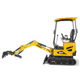 Mini Compact Excavator Kubota D722 Engine,  65.7" Max. Digging Depth,  2700 LBS Operating Weight,  MEC12