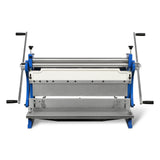 MechMaxx 30-inch 3-in-1 Pan and Box Brake – Slip Roll, Shear, Bending Machine for Sheet Metal, 20 Gauge Mild Steel, Adjustable Fingers, Heavy Duty, Metalworking, Fabrication, Rolling, Bending MMCB3016