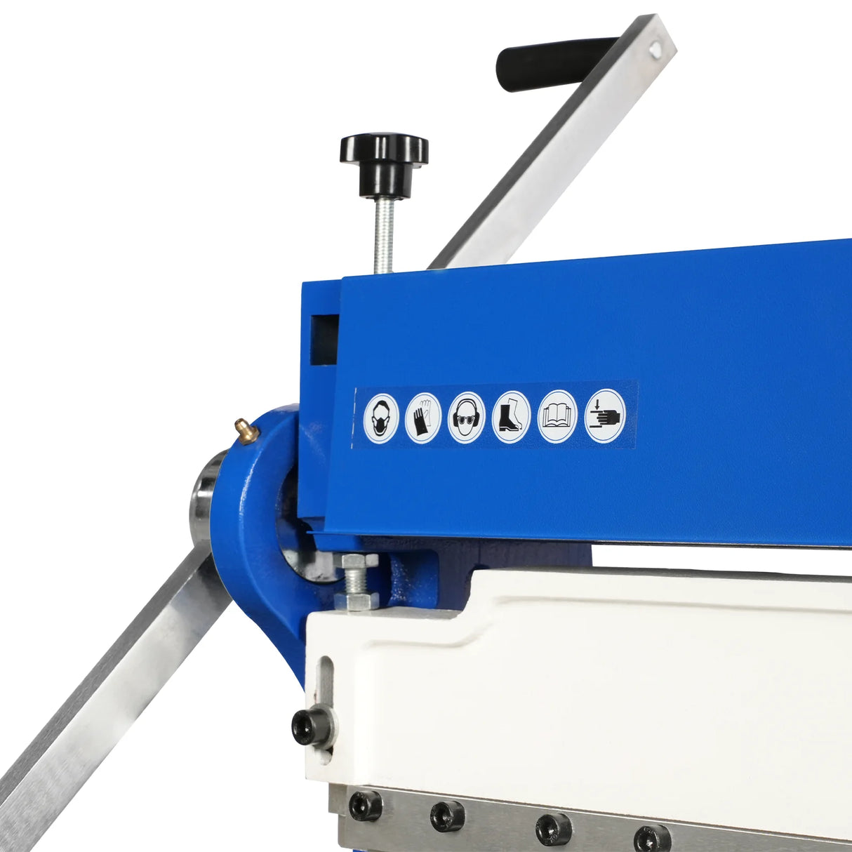 MechMaxx 30-inch 3-in-1 Pan and Box Brake – Slip Roll, Shear, Bending Machine for Sheet Metal, 20 Gauge Mild Steel, Adjustable Fingers, Heavy Duty, Metalworking, Fabrication, Rolling, Bending MMCB3016