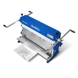 MechMaxx 30-inch 3-in-1 Pan and Box Brake – Slip Roll, Shear, Bending Machine for Sheet Metal, 20 Gauge Mild Steel, Adjustable Fingers, Heavy Duty, Metalworking, Fabrication, Rolling, Bending MMCB3016