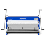 MechMaxx 40-inch 3-in-1 Pan and Box Brake – Slip Roll, Shear, Bending Machine for Sheet Metal, 20 Gauge Mild Steel, Adjustable Fingers, Heavy Duty, Metalworking, Fabrication, Rolling, Bending MMCB4020