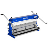MechMaxx 40-inch 3-in-1 Pan and Box Brake – Slip Roll, Shear, Bending Machine for Sheet Metal, 20 Gauge Mild Steel, Adjustable Fingers, Heavy Duty, Metalworking, Fabrication, Rolling, Bending MMCB4020