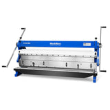 MechMaxx 52-inch 3-in-1 Pan and Box Brake – Slip Roll, Shear, Bending Machine for Sheet Metal, 20 Gauge Mild Steel, Adjustable Fingers, Heavy Duty, Metalworking, Fabrication, Rolling, Bending MMCB5220