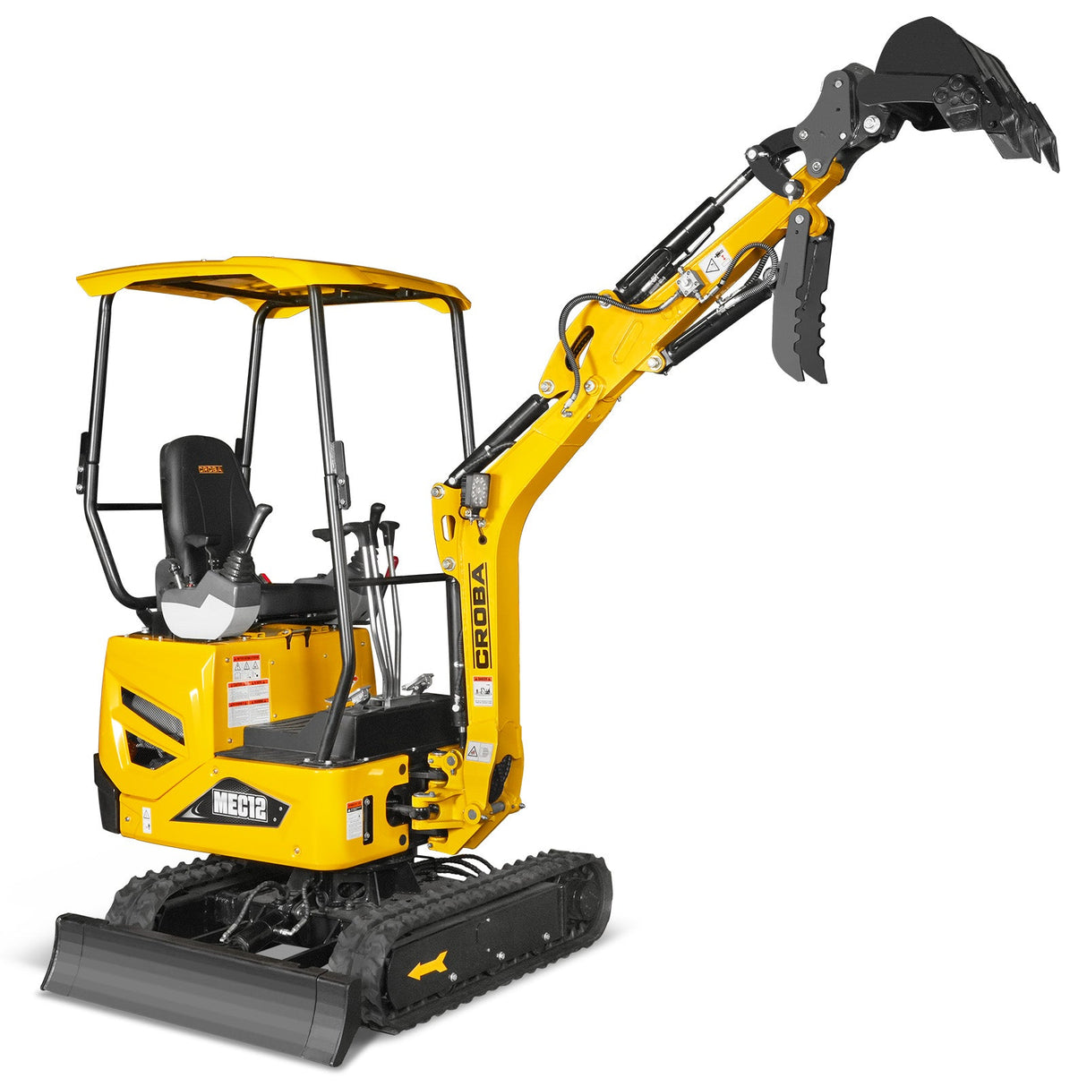 Mini Compact Excavator Kubota D722 Engine,  65.7" Max. Digging Depth,  2700 LBS Operating Weight,  MEC12
