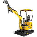 Mini Compact Excavator Kubota D722 Engine,  65.7" Max. Digging Depth,  2700 LBS Operating Weight,  MEC12