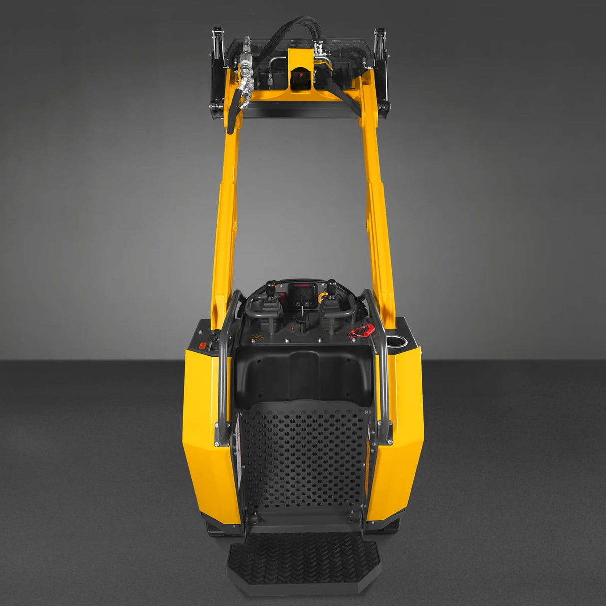 Mini Skid Steer Stand On Compact Track Loader ( 4 in 1 bucket included ) with 25HP KUBOTA D1105 Diesel Engine,  Common Industry Interface (CII),  CROBA  STL1000
