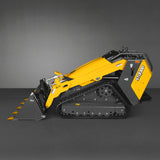Mini Skid Steer Stand On Compact Track Loader ( 4 in 1 bucket included ) with 25HP KUBOTA D1105 Diesel Engine,  Common Industry Interface (CII),  CROBA  STL1000