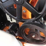 Brave Mortar Mixer | 8 Cu. Ft. Poly Drum | Honda GX240