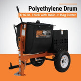 Brave Mortar Mixer | 8 Cu. Ft. Poly Drum | Honda GX240