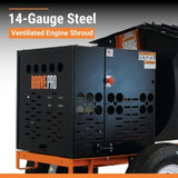 Brave Mortar Mixer | 8 Cu. Ft. Poly Drum | Honda GX240