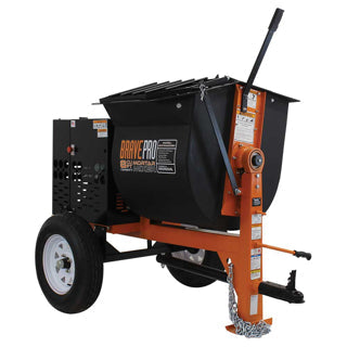 Brave Mortar Mixer | 8 Cu. Ft. Poly Drum | Honda GX240