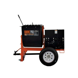 Brave Mortar Mixer | 8 Cu. Ft. Poly Drum | Honda GX240