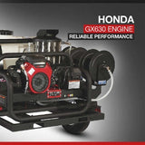 NorthStar Hot Water Pressure Washer Trailer Mounted 4000 PSI 4.0 GPM Gas Honda GX690