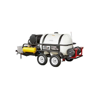 NorthStar Hot Water Pressure Washer Trailer Mounted 4000 PSI 7.0 GPM Gas E740