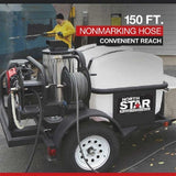 NorthStar Hot Water Pressure Washer Trailer Mounted 4000 PSI 4.0 GPM Gas Honda GX690