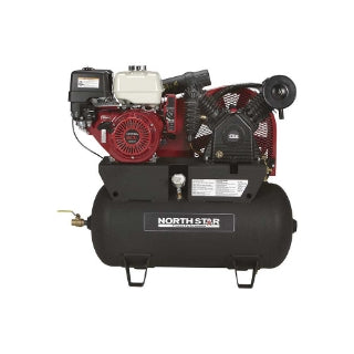 NorthStar Portable Air Compressor Horizontal 30-Gallon 24.4 CFM @ 90 PSI Honda GX390