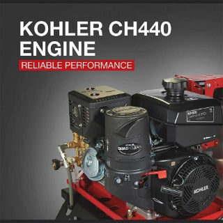 NorthStar Hot Water Pressure Washer 3000 PSI 4.0 GPM Kohler CH440 Gas