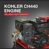 NorthStar Hot Water Pressure Washer 3000 PSI 4.0 GPM Kohler CH440 Gas
