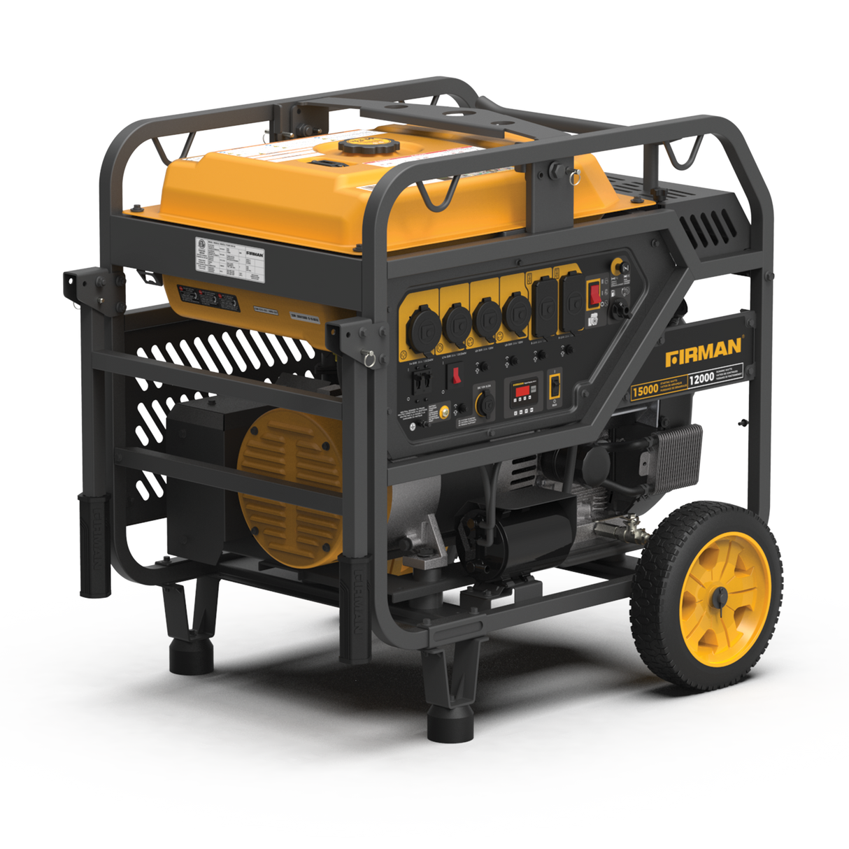 Gas Portable Generator 15000W Electric Start 120/240V