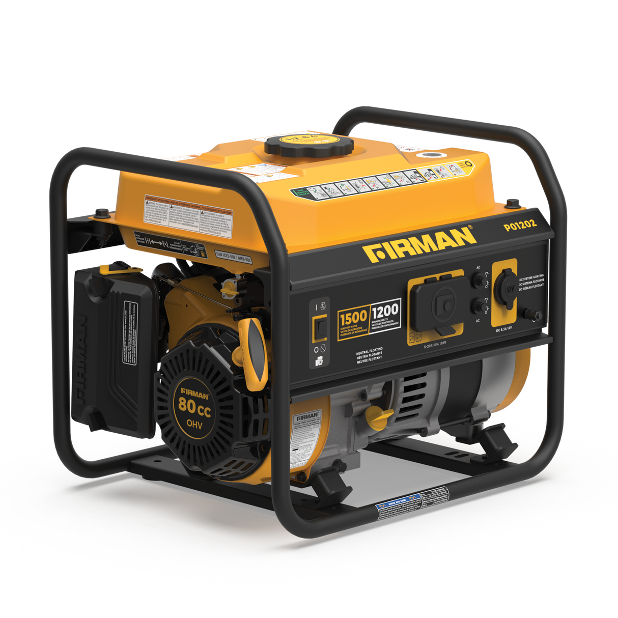 Gas Portable Generator 1500W Recoil Start