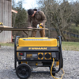 Gas Portable Generator 4450W Recoil Start 120V