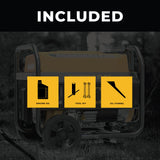 Gas Portable Generator 4450W Recoil Start 120V