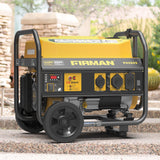 Gas Portable Generator 4450W Recoil Start 120V with CO alert