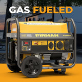 Refurbished Gas Portable Generator 4450W Recoil Start 120V with CO alert