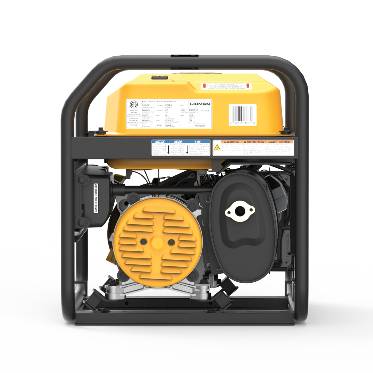 Gas Portable Generator 4550W Recoil Start 120/240V