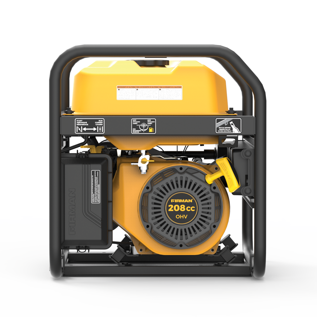 Gas Portable Generator 4550W Recoil Start 120/240V
