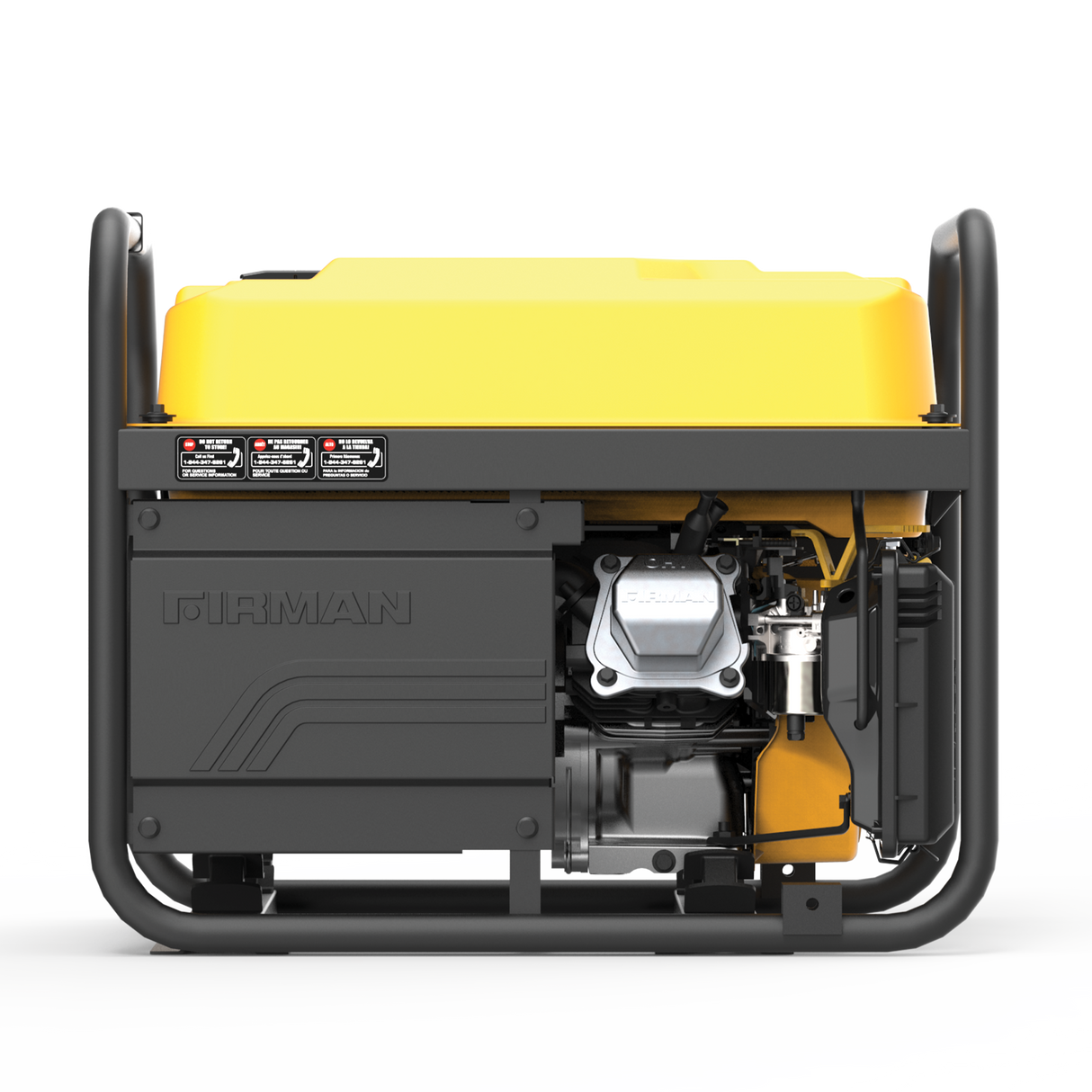 Gas Portable Generator 4550W Recoil Start 120/240V