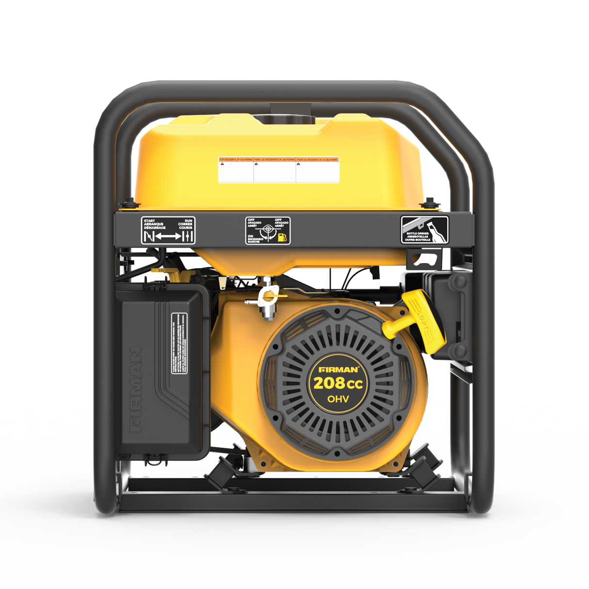 Gas Portable Generator 4550W Recoil Start 120/240V