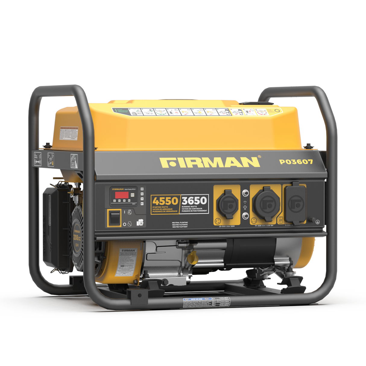 Gas Portable Generator 4550W Recoil Start