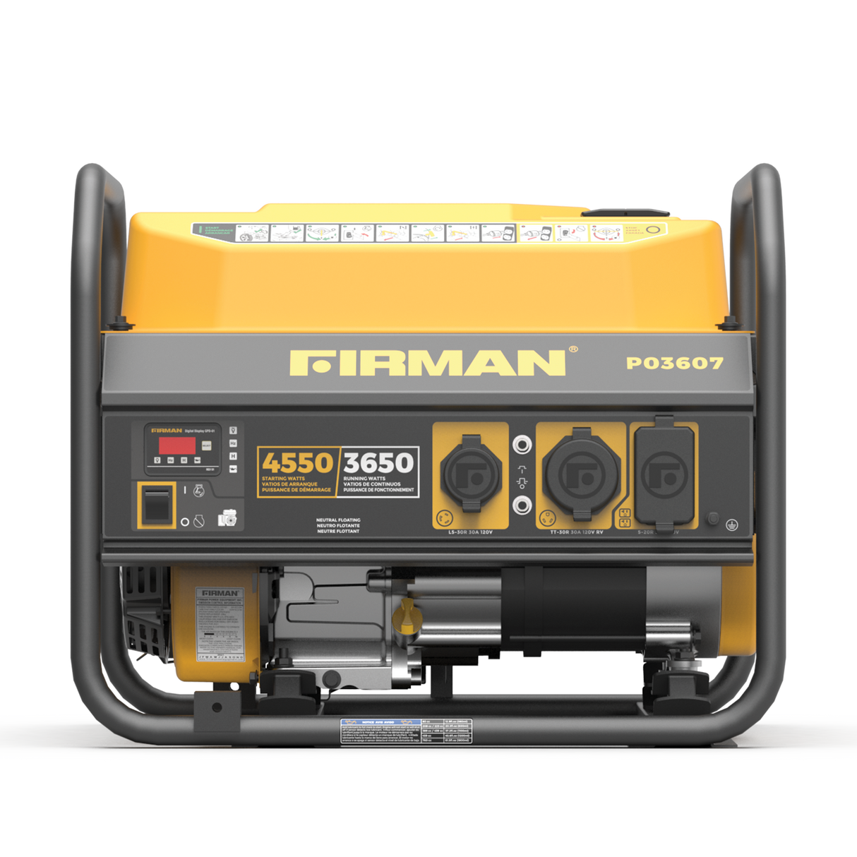 Gas Portable Generator 4550W Recoil Start