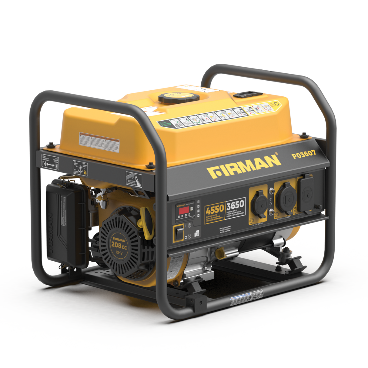 Gas Portable Generator 4550W Recoil Start