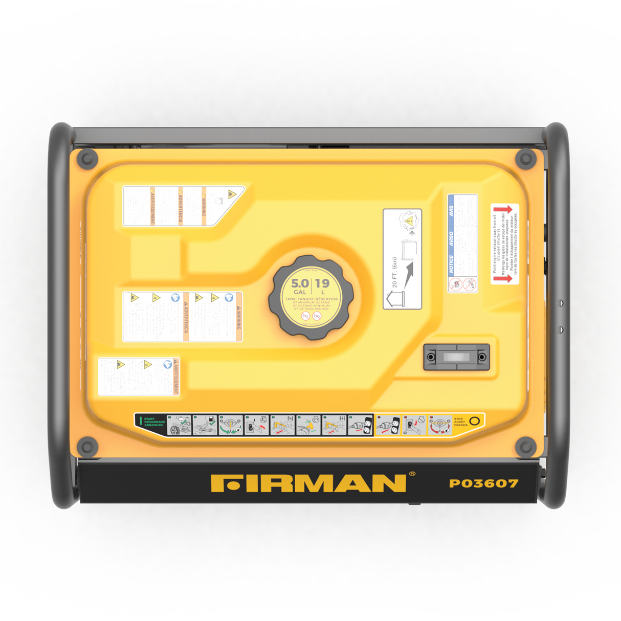 Gas Portable Generator 4550W Recoil Start