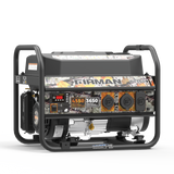 Gas Portable Generator 4550W Recoil Start 120V