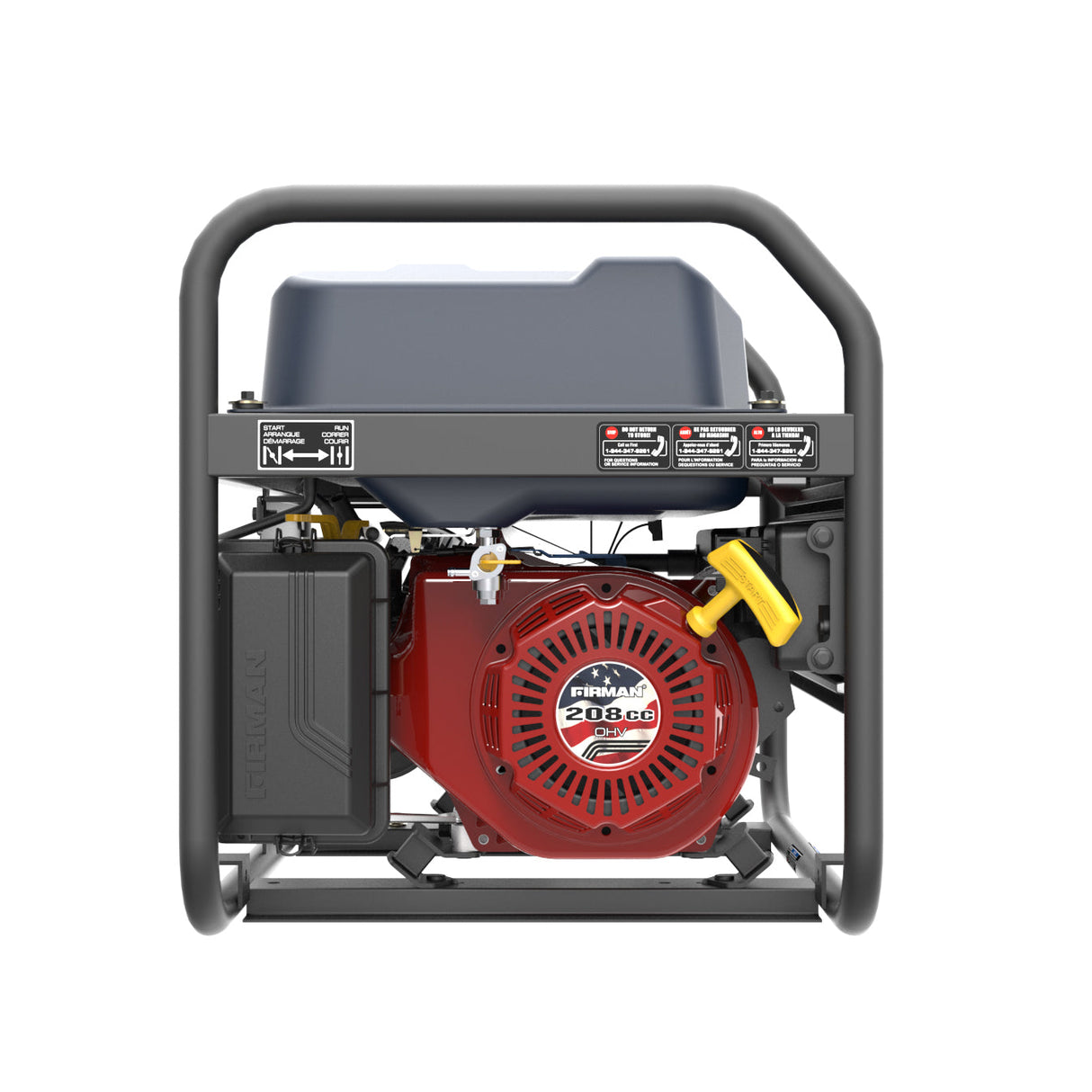 Gas Portable Generator 4550W Recoil Start 120V