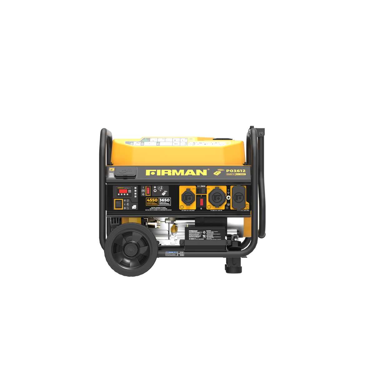 Gas Portable Generator 4550W Remote Start 120/240V