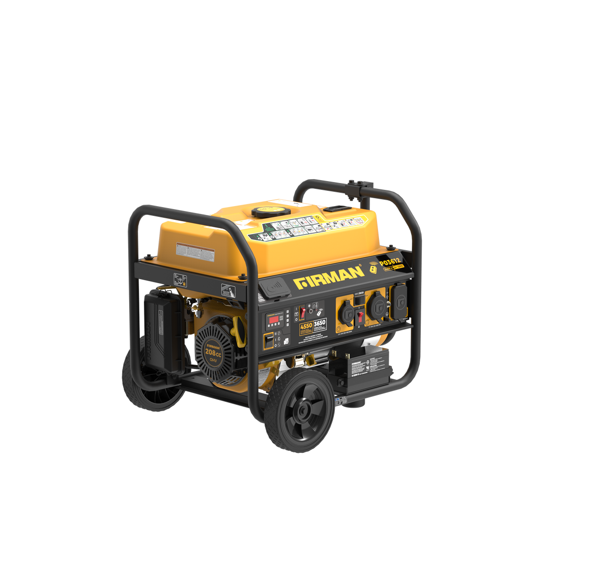 Gas Portable Generator 4550W Remote Start 120/240V