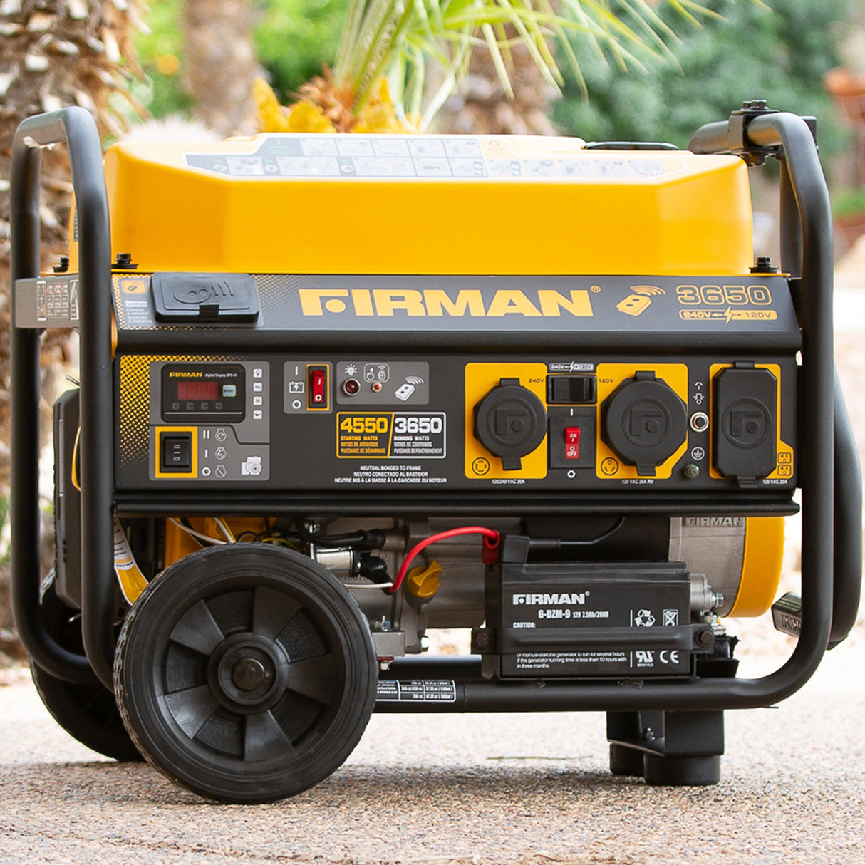 Gas Portable Generator 4550W Remote Start 120/240V