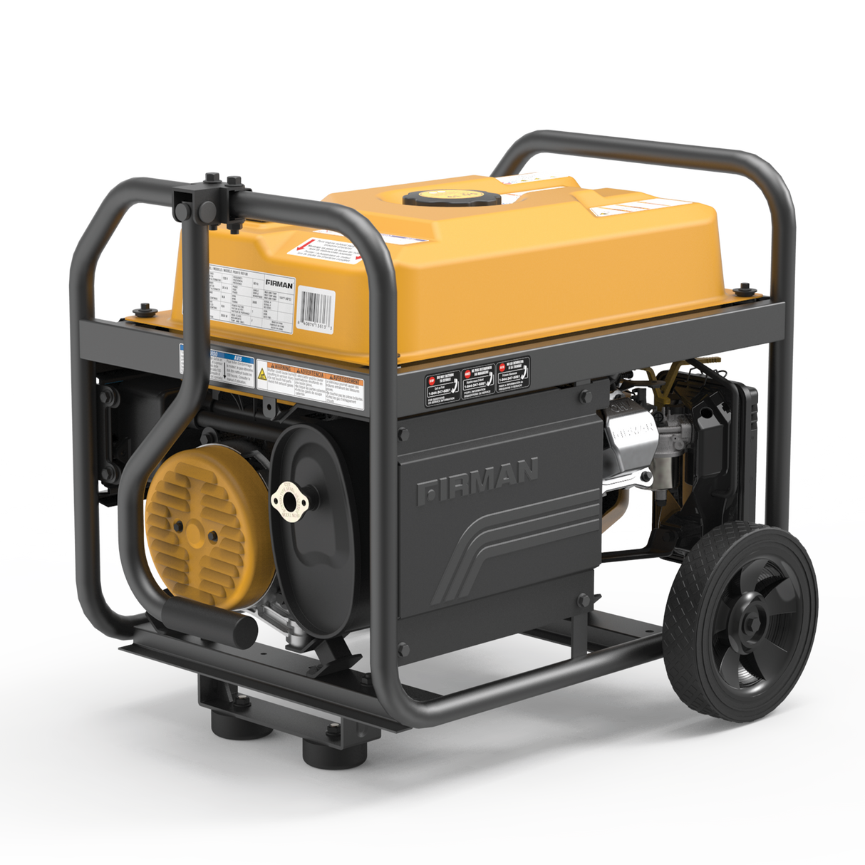 Gas Portable Generator 4550W Recoil Start 120V with CO Alert