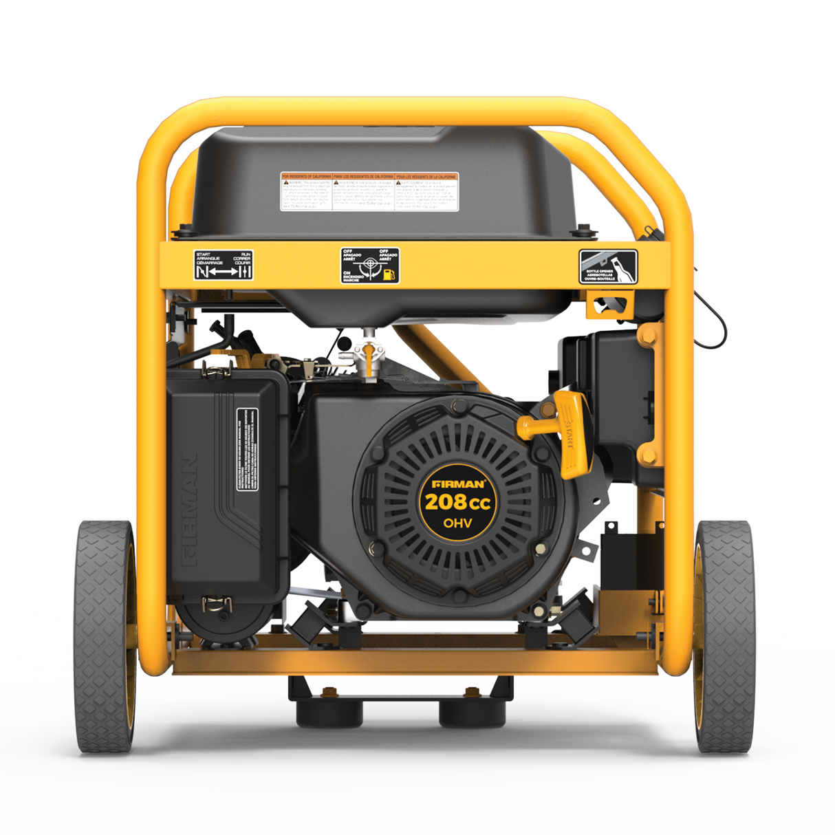 Gas Portable Generator 4550W Remote Start 120/240V